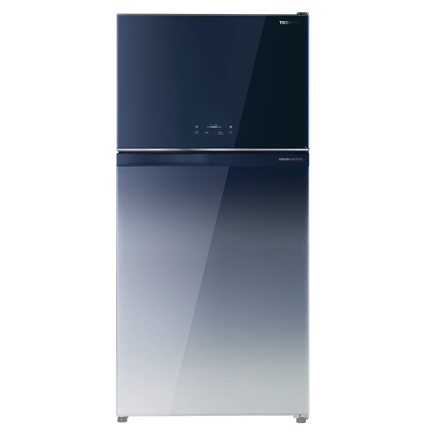 Toshiba Top Mount Refrigerator, Net 554L, 19.6 Cu.ft.