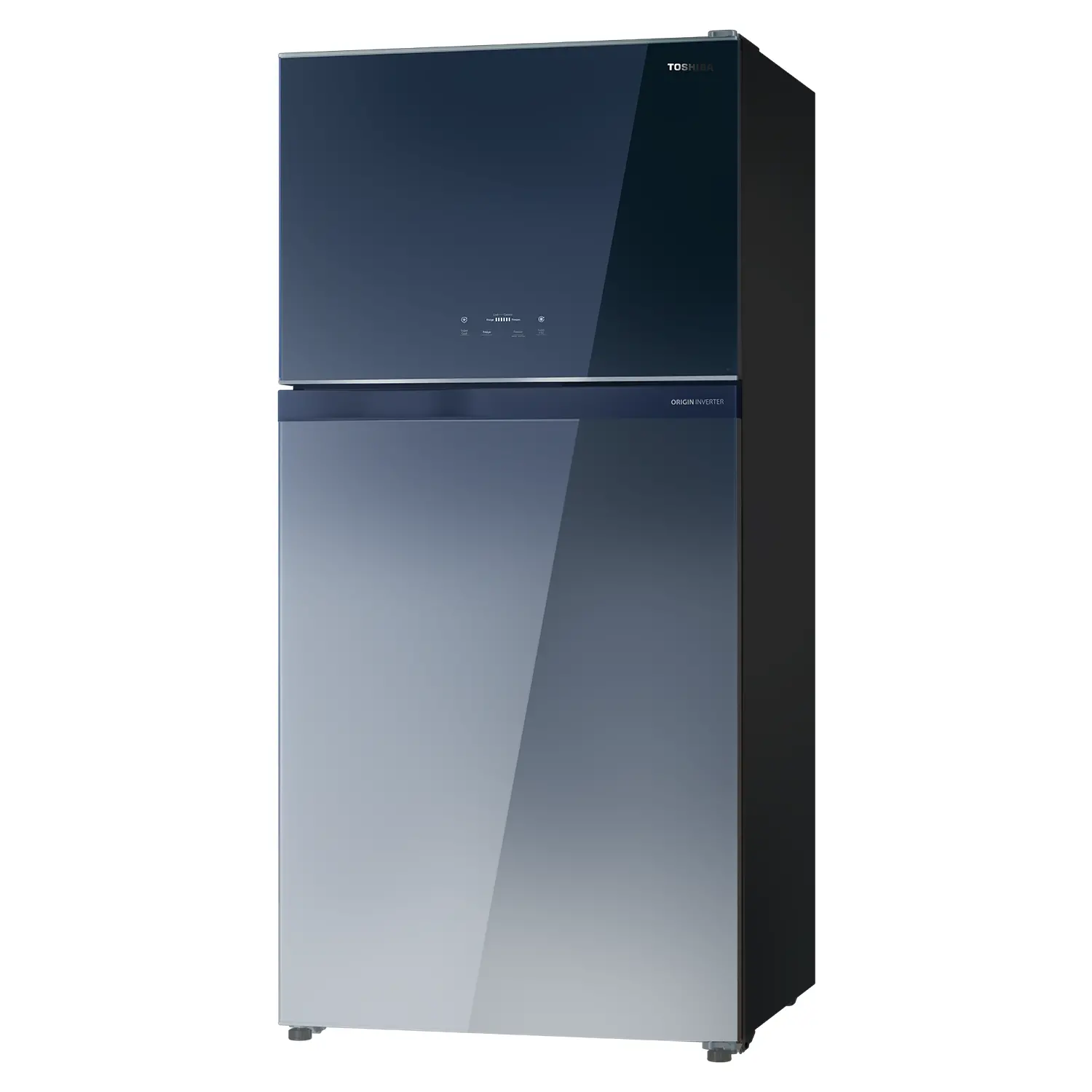 Toshiba Top Mount Refrigerator, Net 554L, 19.6 Cu.ft.