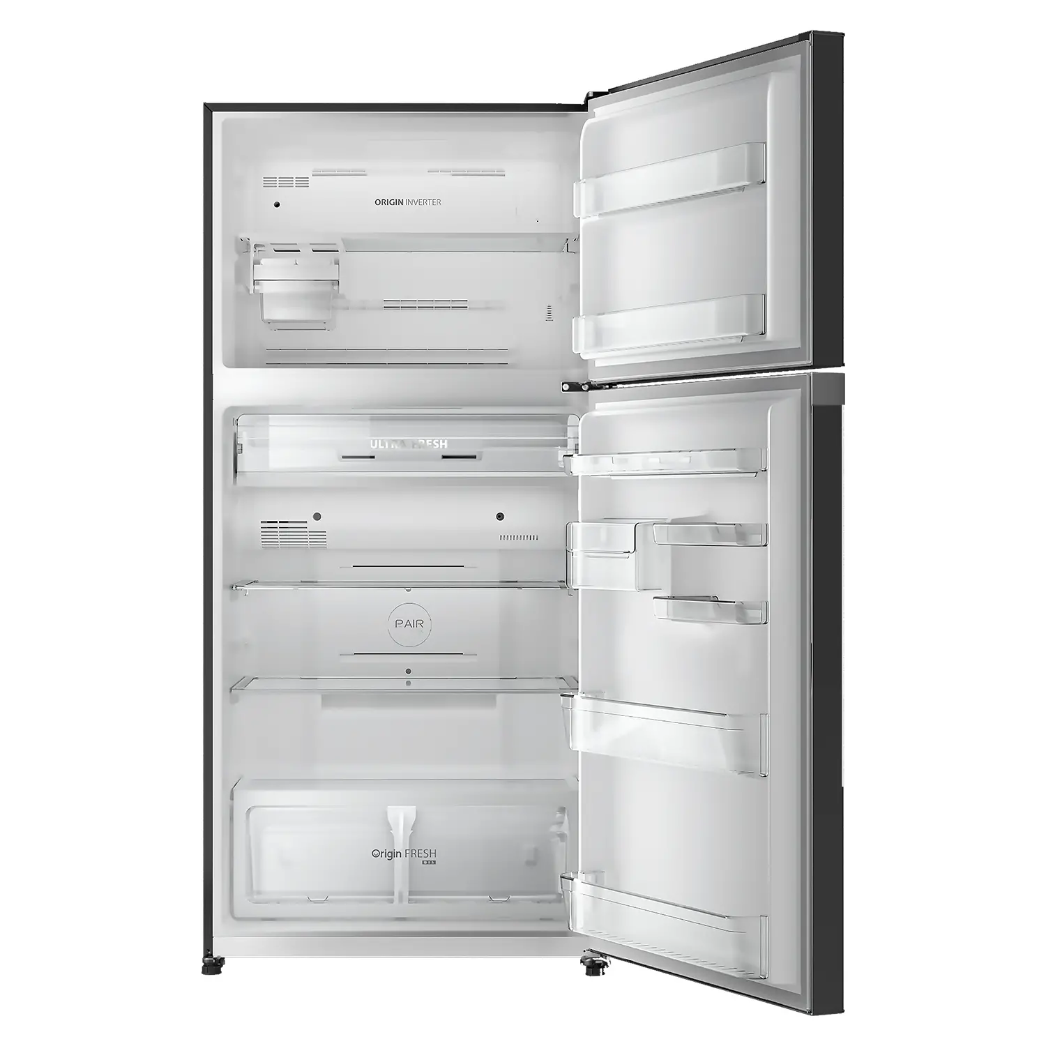Toshiba Top Mount Refrigerator, Net 554L, 19.6 Cu.ft.