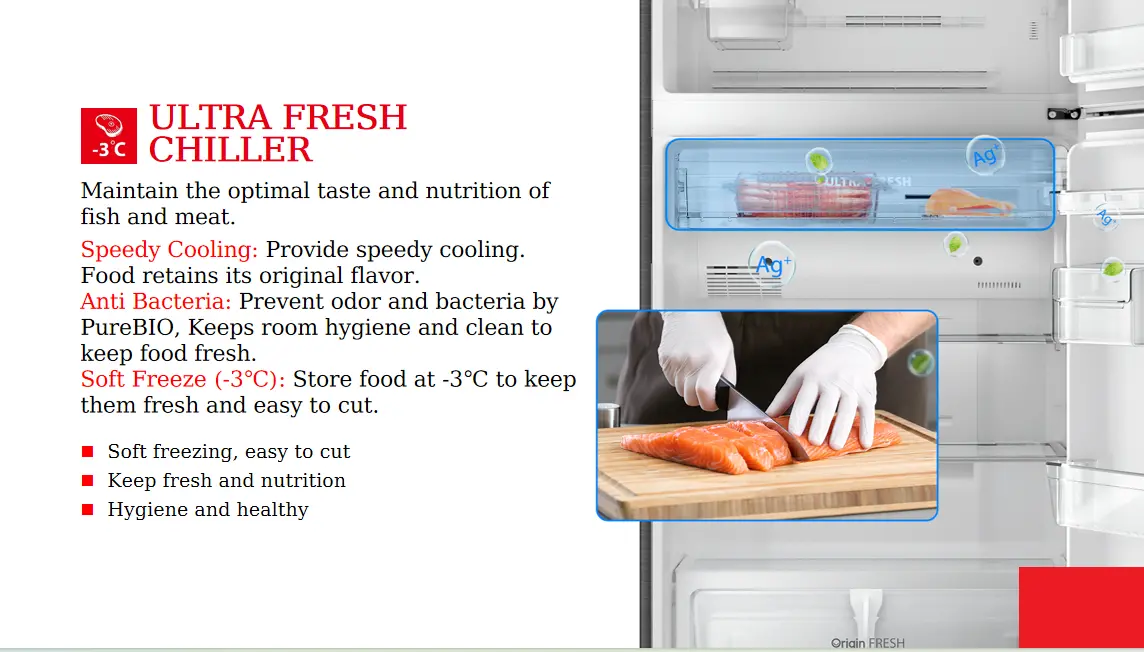 TOSHIBA 548L TOP MOUNT FRIDGE