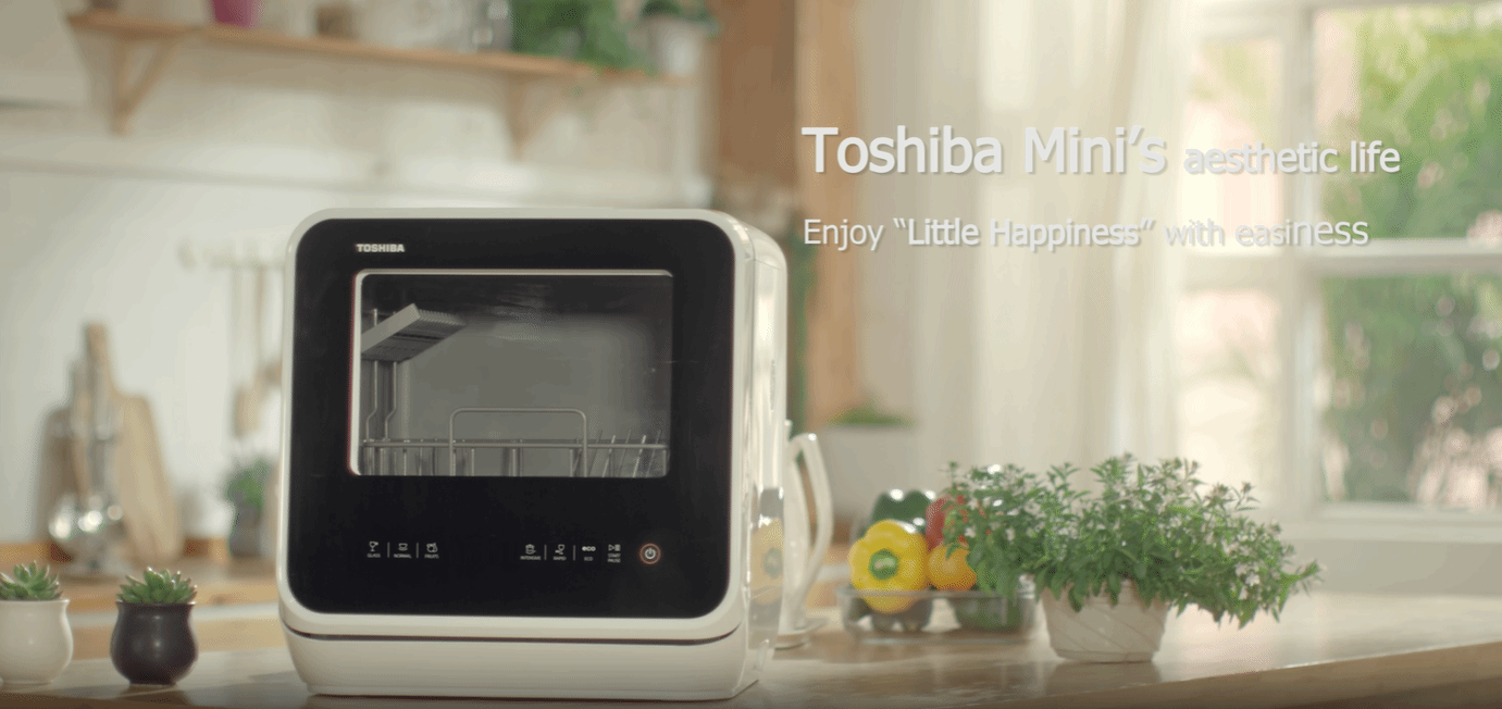 Toshiba 2024 mini dishwasher