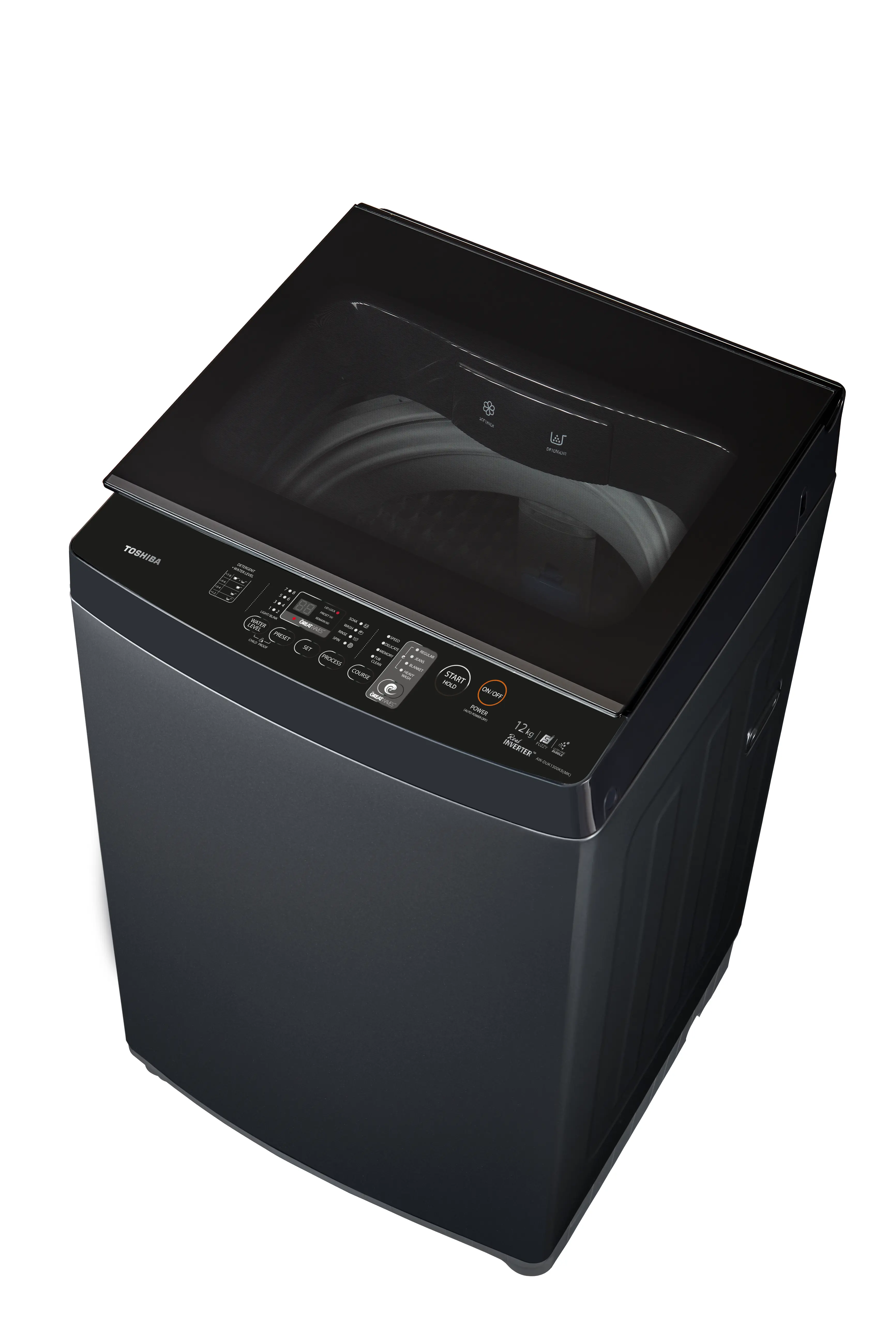 TOSHIBA 12KG 4TICKS TOP LOAD WASHER 