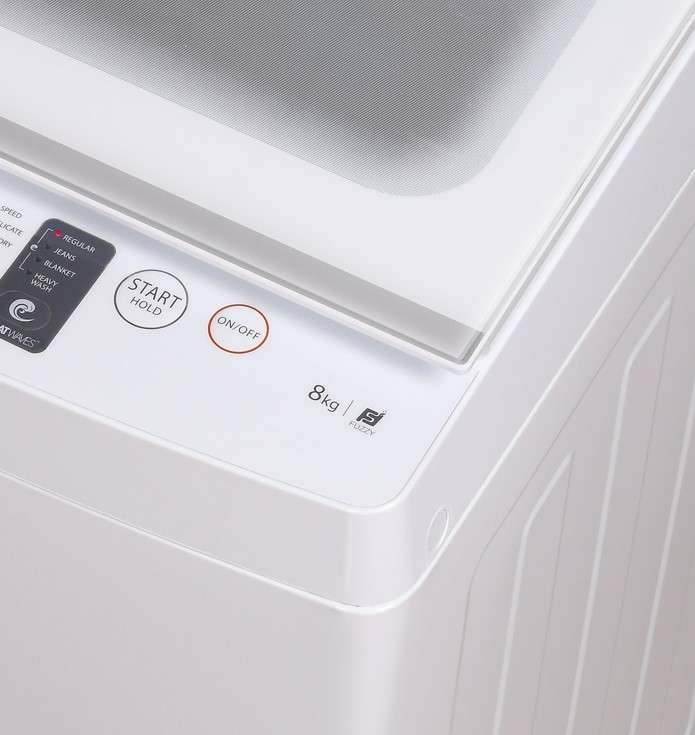 8KG 沖浪洗淨簡約定頻直立式洗衣機
