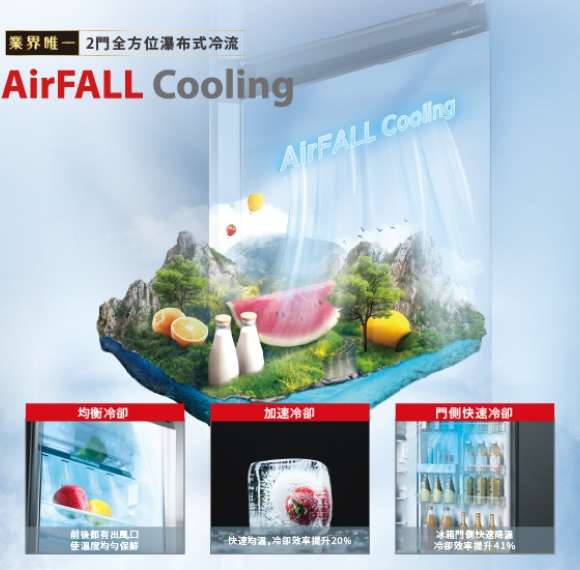 AirFALL Cooling 全方位瀑布式冷流