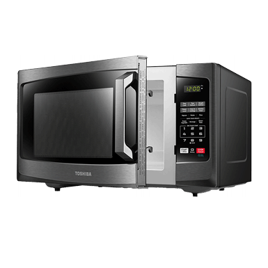 Toshiba EM925A5A-BS Compact Microwave Oven, 0.9 Cu.ft, Black Stainless  Price: (as of …