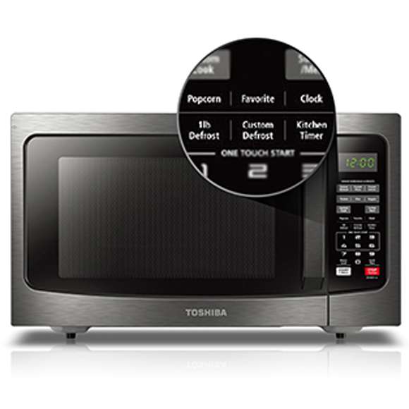 Toshiba EM131A5C-SS Microwave Oven with Smart Sensor