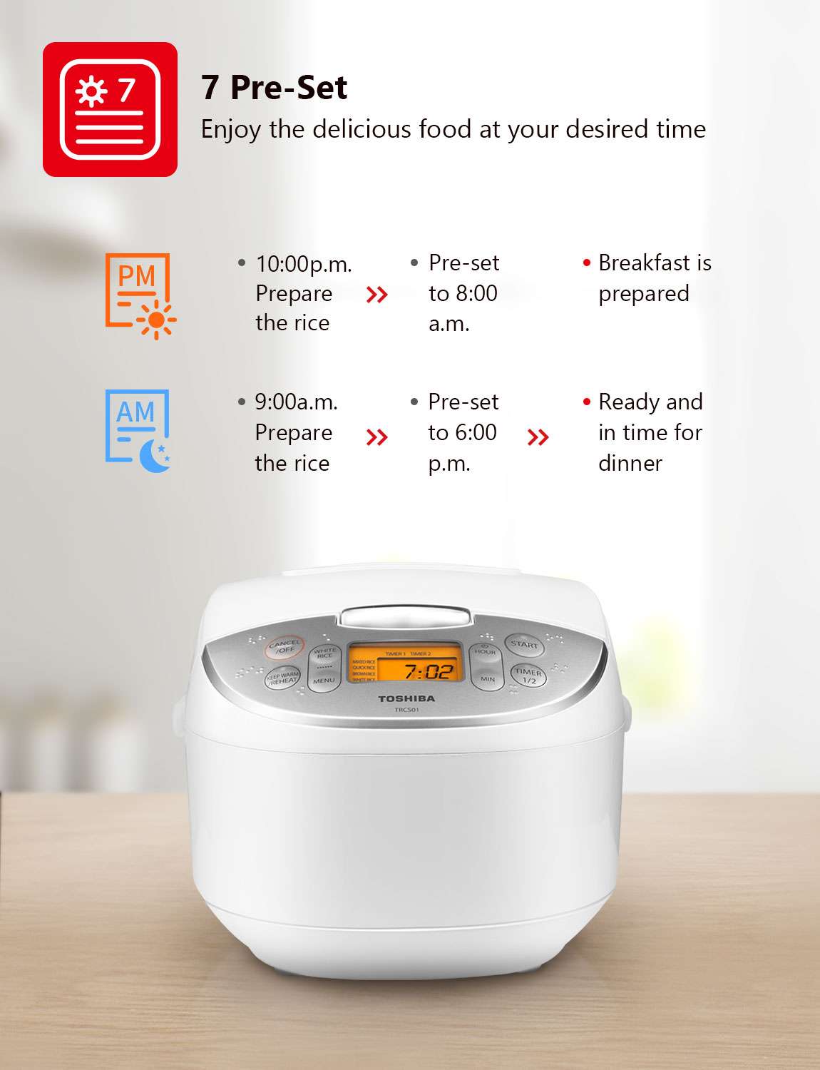 Toshiba Low Carb Rice Cooker