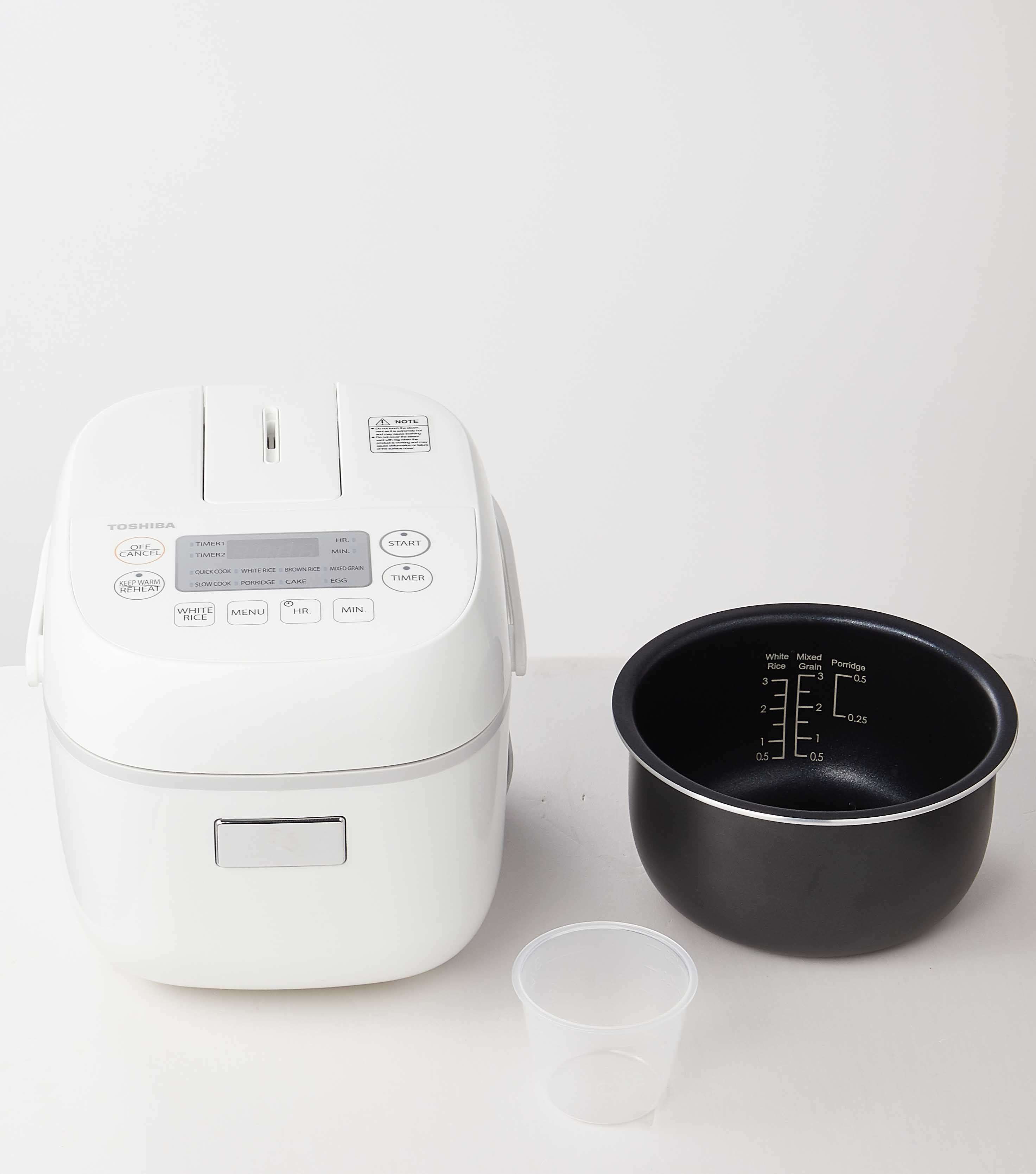GCP Products GCP-65483633 Mini Rice Cooker, 3 Cups Uncooked Small Rice  Cooker, Steamer & Warmer, With Fuzzy Logic And One-Touch Cooking, 24 Hou…