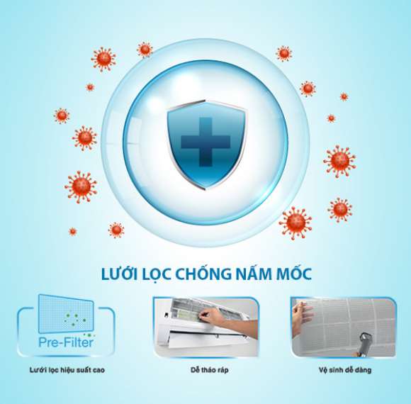 Lưới lọc chống nấm mốc