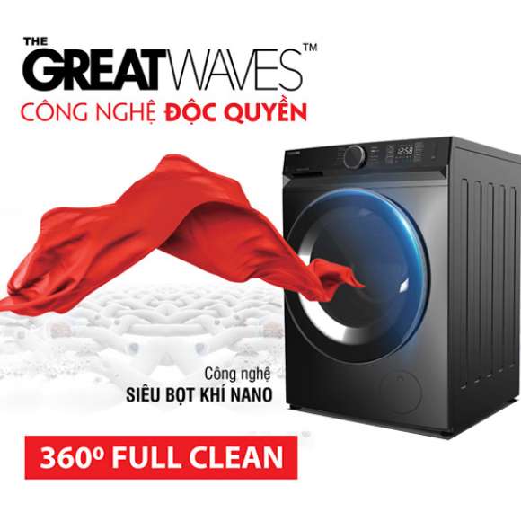 Công nghệ Greatwaves đánh tan vết bẩn